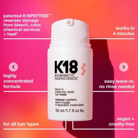 K18 Leave-In Molecular Repair Hair Mask - Picture 1 of 12